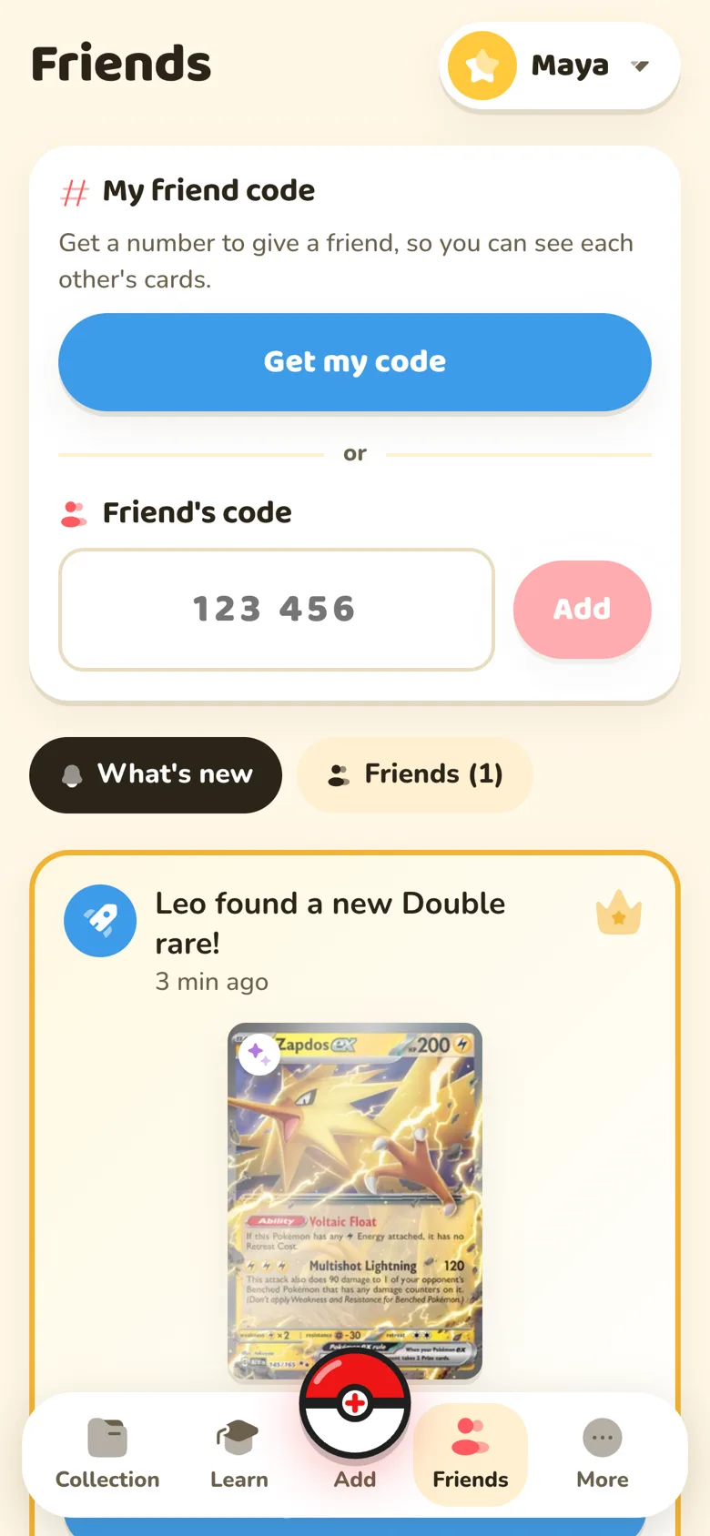 The What's new feed: Leo found a new Double rare
